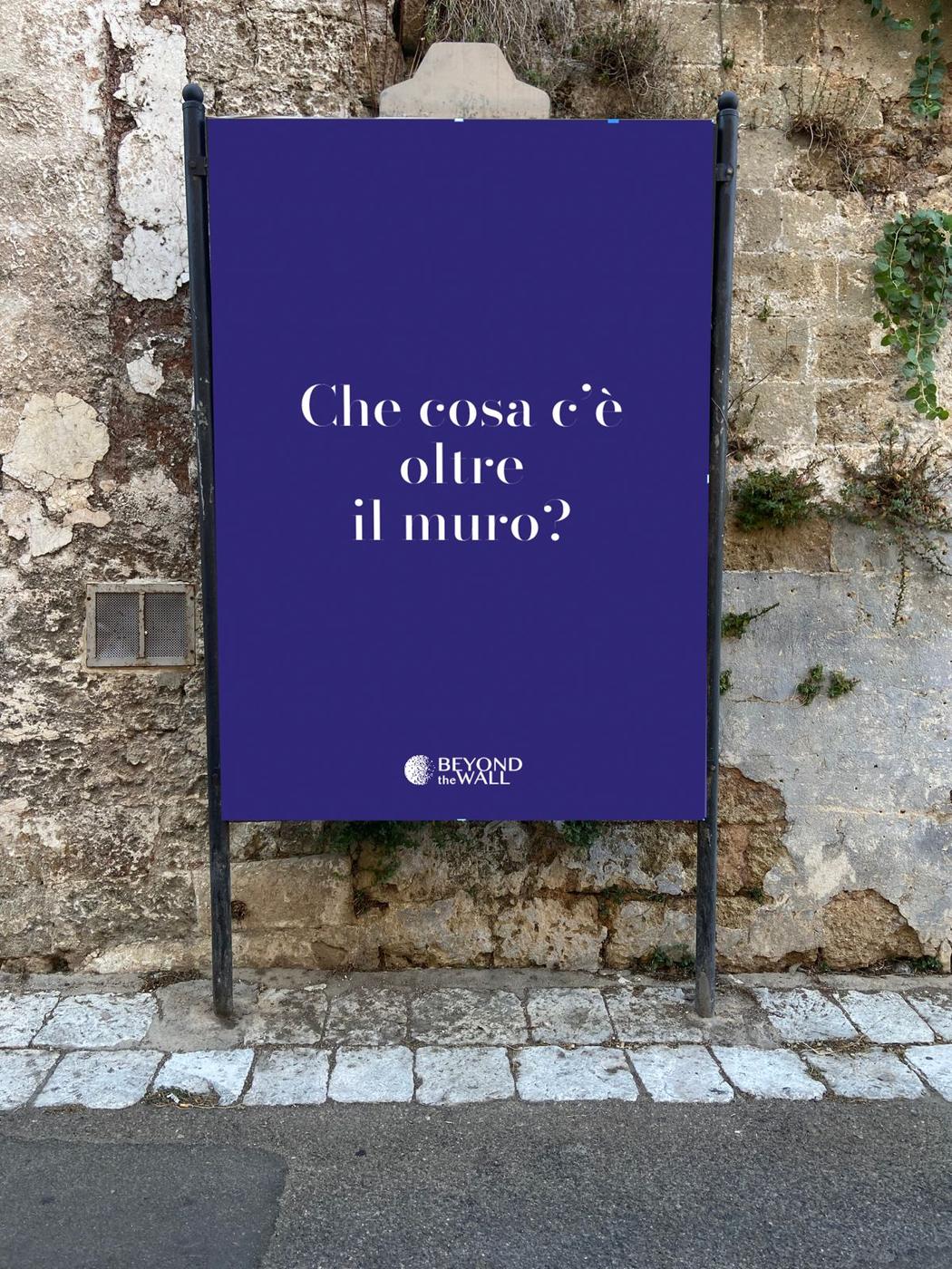 One of the campaign posters on a street in Parabita