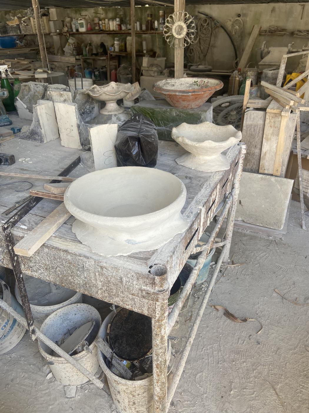Giuseppe Calò's workshop in Collepasso